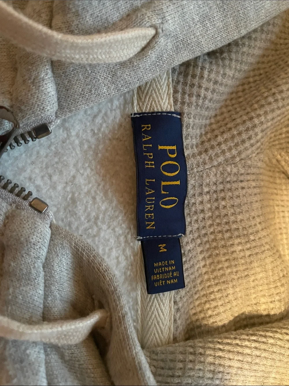 Polo by Ralph Lauren Light Gray Full-Zip Hoodie